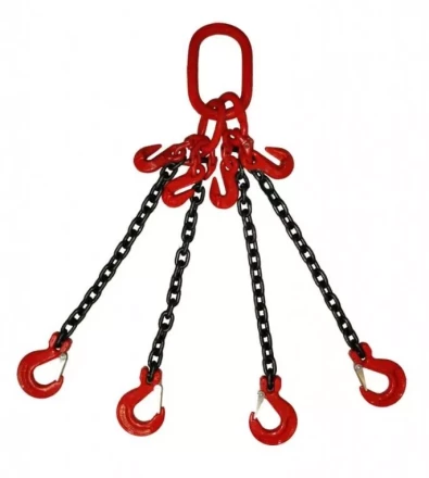 Строп цепной TOR 4СЦ г/п 63,0 т 4,0 м с укорачивающими крюками 1014803 купить в Муравленко