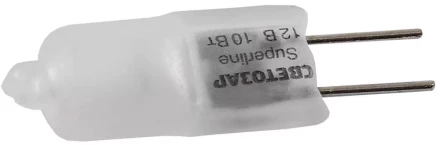 Лампа галогенная СВЕТОЗАР капсульная, матовое стекло, цоколь G4, диаметр 9мм, 10Вт, 12В SV-44761-M купить в Муравленко