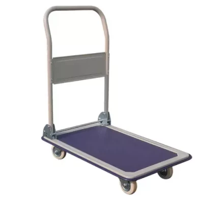 Тележка платформенная пластиковая 200 кг TOR PH200P (480x740) со складной ручкой (пластик, 10 1023084 купить в Муравленко