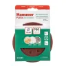 Круг шлиф. самосцепляющийся HAMMER 125мм P80 8отв. купить в Муравленко