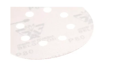 Круг шлиф. самосцепляющийся HAMMER 125мм P80 8отв. купить в Муравленко