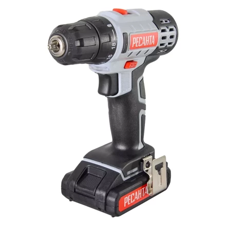 Дрель-шуруповерт аккумуляторная Ресанта ДА-50Л2-18А 75/14/9 купить в Муравленко