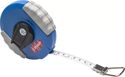 Мерная лента ЗУБР &quot;ЭКСПЕРТ&quot;, стальное полотно с нейлоновым покрытием, двухкомпонентный ударопрочный корпус, 20м 34165-20_z01 купить в Муравленко