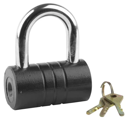 Замок ЗУБР &quot;МАСТЕР&quot; навесной, повышенной защищенности, дисковый механизм секрета, ключ 7 &quot;пинов&quot;, 82 x 46 мм 3720-21_z01 купить в Муравленко