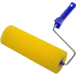 Валик "СТРУКТУРНЫЙ ПОРОЛОН" малярный в сборе, бюгель 6мм, 80x240мм, STAYER Profi 0365-24