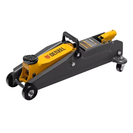 Домкрат гидравлический подкатной Denzel 51230, 2 т, 135-385 мм купить в Муравленко