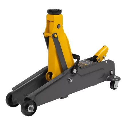 Домкрат гидравлический подкатной Denzel 51230, 2 т, 135-385 мм купить в Муравленко