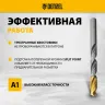 Набор сверл по металлу Denzel 723001, 1-10 мм, Р6М5-TiN, Golden Tip, 10 шт купить в Муравленко