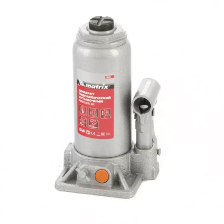 Домкрат гидравлический бутылочный 5 т h подъема 197-382 мм Matrix 50764 купить в Муравленко