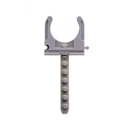 Скоба-держатель ЗУБР &quot;МАСТЕР&quot; для металлопластиковых труб, в комплекте с дюбелем, 25 мм, 5 шт 4-44956-25 купить в Муравленко