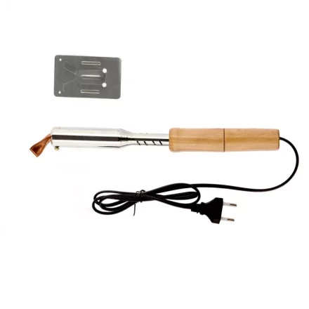 Паяльник электрика с ручкой из дерева 100 Вт 220 В Sparta 913104 купить в Муравленко