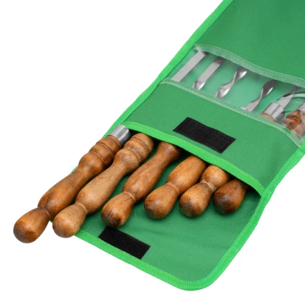 Набор шампуров плоских, 650 мм, с деревянной рукояткой, в чехле, 6 шт., Camping// Palisad 69753 купить в Муравленко