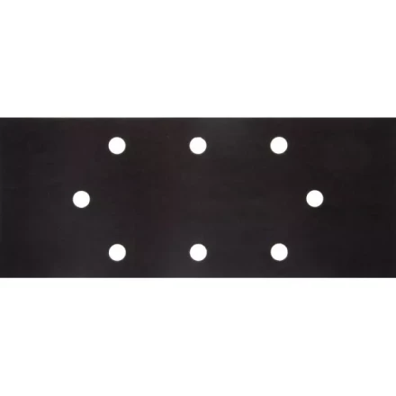 Лист шлиф. универсал. URAGAN &quot;Оптимален для твердых пород дерева&quot; 8 отверстий по линии, для ПШМ, P320, 93х230мм, 50шт 907-22102-320-50 купить в Муравленко