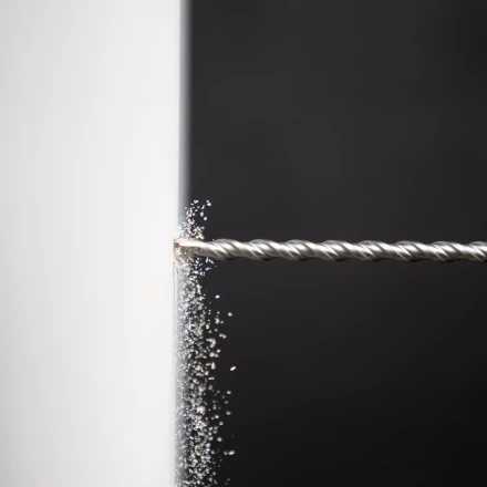 Бур по бетону Denzel, 8 x 210 мм, двойная спираль, три пылеотводящие кромки, 705013 купить в Муравленко