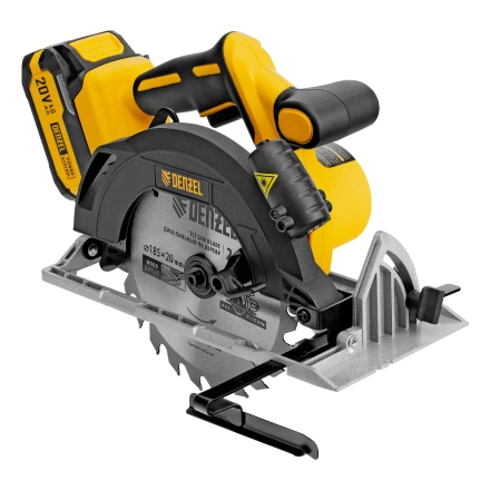 Пила циркулярная аккумуляторная бесщет. CCSH-BL-20-185, 185 мм, Li-Ion, 20 В// Denzel 27409 купить в Муравленко
