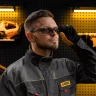 Очки защитные открытые Denzel 89200, поликарбонатные, дымчатая линза купить в Муравленко