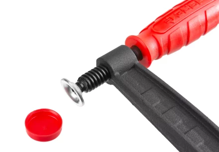 Струбцина ЗУБР &quot;МАСТЕР&quot;, тип &quot;F&quot;, пластмассовая ручка, стальная закаленная рейка, 120х1000мм 32150-120-1000 купить в Муравленко