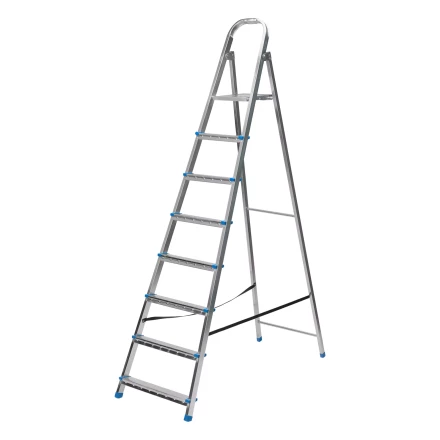 Стремянка, 8 ступеней Сибртех 97840, стальная, оцинкованная купить в Муравленко