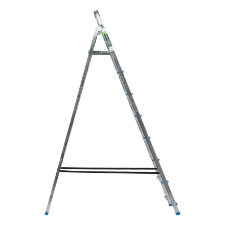 Стремянка, 8 ступеней Сибртех 97840, стальная, оцинкованная купить в Муравленко