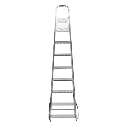 Стремянка, 8 ступеней Сибртех 97840, стальная, оцинкованная купить в Муравленко