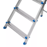 Стремянка, 8 ступеней Сибртех 97840, стальная, оцинкованная купить в Муравленко