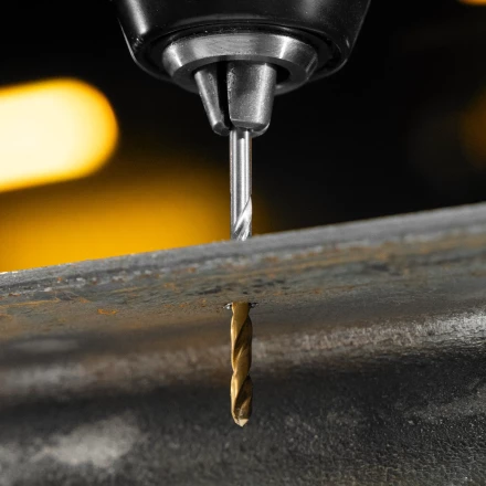 Набор сверл по металлу Denzel 723002, 1,5-6,5мм, Р6М5-TiN, Golden Tip, 13 шт купить в Муравленко