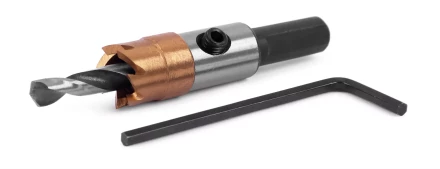 HSS-TiN коронка MESSER 12мм с центр. сверлом без пружины для  лист. материала до 2 мм ц/х купить в Муравленко