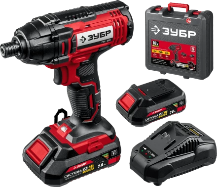 Винтоверт ударный, 2 АКБ С1-18 (2 Ач), в кейсе ГВЛ-255-22 серия «МАСТЕР» купить в Муравленко