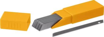 Лезвия OLFA сегментированные из нержавеющей стали, 9х80х0,38мм, 13 сегментов, 50шт OL-AB-50S купить в Муравленко