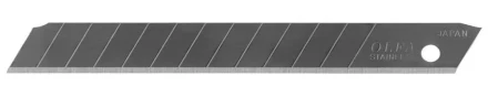 Лезвия OLFA сегментированные из нержавеющей стали, 9х80х0,38мм, 13 сегментов, 50шт OL-AB-50S купить в Муравленко