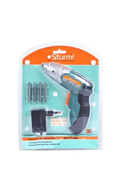 Аккумуляторная отвертка Sturm AS3548I купить в Муравленко