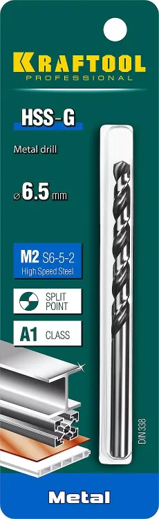 Сверла по металлу HSS-G 29651-6.5 купить в Муравленко