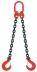 Строп 2СЦ-4.50 т. L1 цепи=3.10м на конце ОВ. L2 цепи 600мм на конце крюк 8 кл нестандарт купить в Муравленко