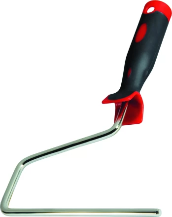 Ручка для валиков 180 мм D 8 мм никелированная двухкомпонентная  MATRIX 81221 купить в Муравленко