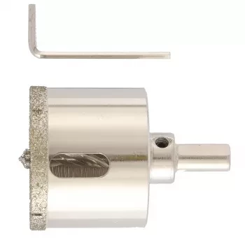 Сверло алмазное по керамограниту 60 х 67 мм 3-гранный хвостовик MATRIX 726603 купить в Муравленко