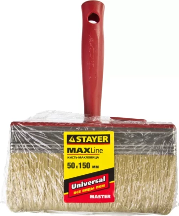 Макловица STAYER &quot;MASTER&quot; UNIVERSAL, светлая щетина, пластмассовый корпус, 5х15см 01824-15 купить в Муравленко