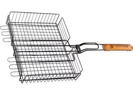 Решетка гриль 250х310х65 мм объемная антипригарная PALISAD Camping 69552 купить в Муравленко