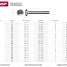 Винт DIN 7985 M5x16мм, 12шт, кл. пр. 4.8, оцинкованный, ЗУБР 303156-05-016 купить в Муравленко