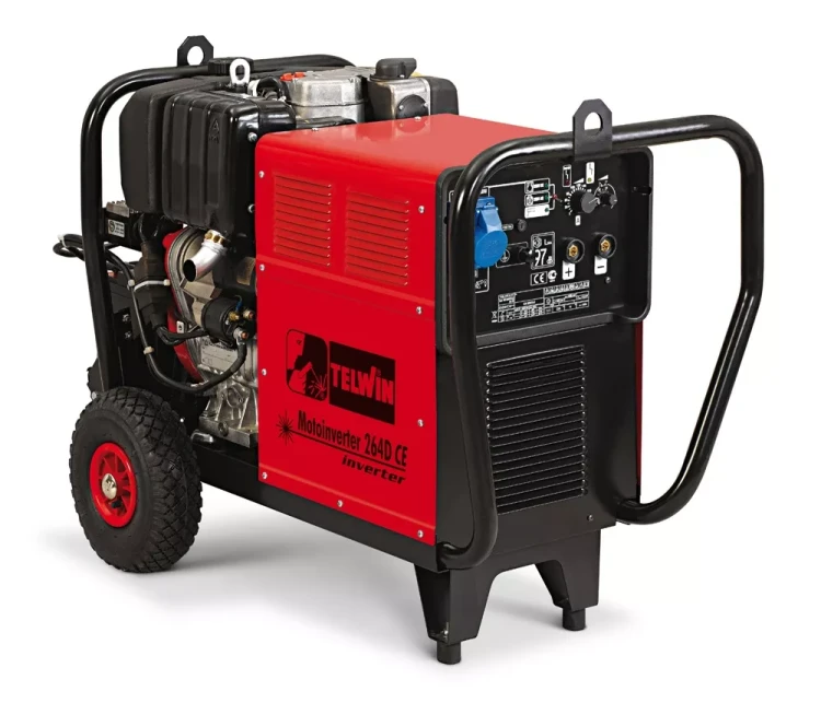 Инверторный сварочный бензогенератор Telwin MOTOINVERTER 264D CE двигатель LOMBARDINI купить в Муравленко