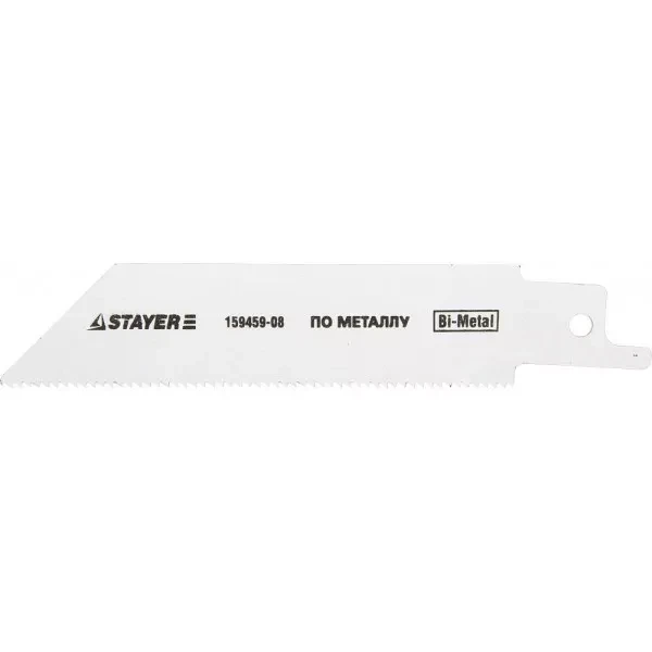 Полотно STAYER "PROFI" S522EF для сабельной эл. ножовки Bi-Met,тонколистовой, профильный металл, нерж сталь, цвет мет 159459-08 купить в Муравленко
