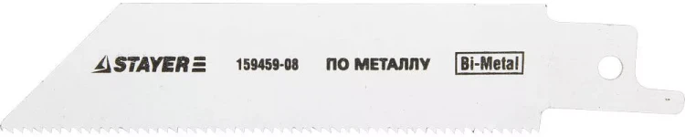 Полотно STAYER "PROFI" S522EF для сабельной эл. ножовки Bi-Met,тонколистовой, профильный металл, нерж сталь, цвет мет 159459-08 купить в Муравленко