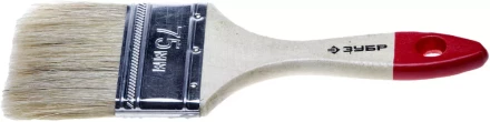 Кисть плоская ЗУБР &quot;УНИВЕРСАЛ-СТАНДАРТ &quot;, натуральная щетина, деревянная ручка, 75мм 4-01001-075 купить в Муравленко