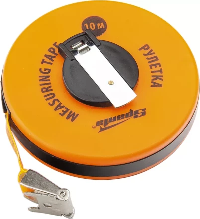 Рулетка геодезическая 20 м х 12,5 мм SPARTA ПВХ закрытый круглый корпус 312175 купить в Муравленко