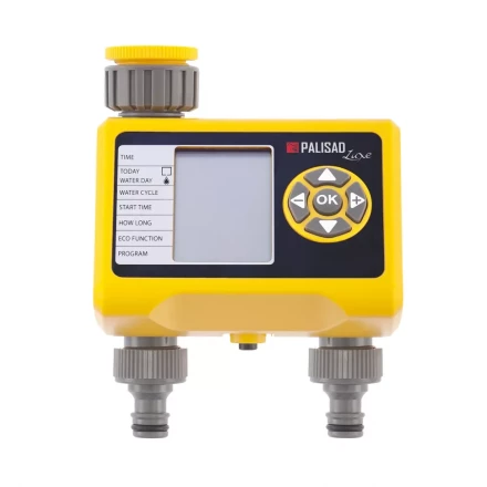 Таймер для полива на 2 линии электронный  PALISAD-LUXE 66199 купить в Муравленко