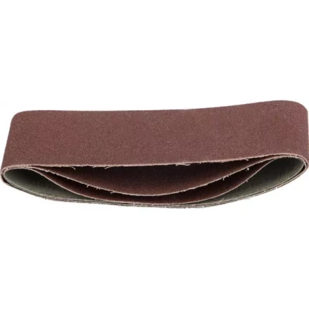 Лента STAYER &quot;MASTER&quot; шлифовальная универсальная бесконечная на тканевой основе, для ЛШМ, P60, 75х457мм, 3шт 35441-060 купить в Муравленко