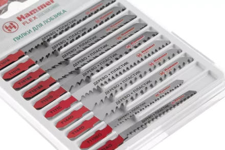 Пилки для лобзика HAMMER JG WD-PL набор No4 (10шт.) купить в Муравленко