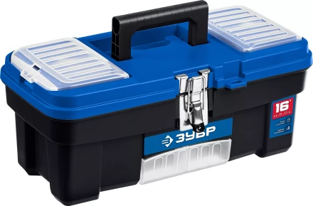 ЗУБР ДЕСНА-16, 414 x 212 x 175 мм, (16), Пластиковый ящик для инструментов (38181-16) купить в Муравленко