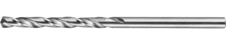 Сверло ЗУБР &quot;ЭКСПЕРТ&quot;  по металлу, цилиндрический хвостовик, быстрорежущая сталь Р6М5, класс точности А1, 3х61мм 4-29625-061-3 купить в Муравленко