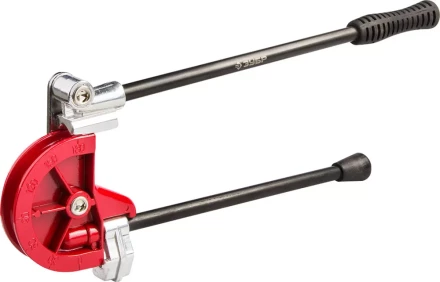 Трубогиб ЗУБР &quot;ЭКСПЕРТ&quot; для точной гибки труб из мягкой меди, алюминия, тонкостенной стали под углом до 180град,15мм 23524-15 купить в Муравленко