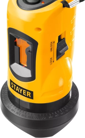 Нивелир лазерный линейный SLL-2, STAYER 34960-H2, штатив, кейс, 10м, точн. +/-0,5 мм/м 34960-H2 купить в Муравленко